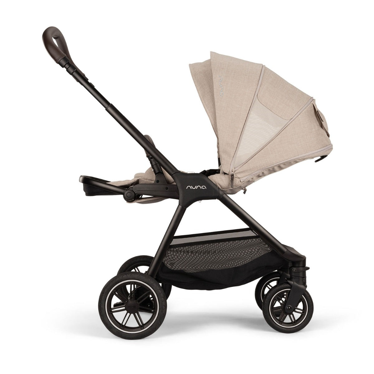 Nuna TRIV Next Stroller + LYTL Carrycot - Biscotti 15