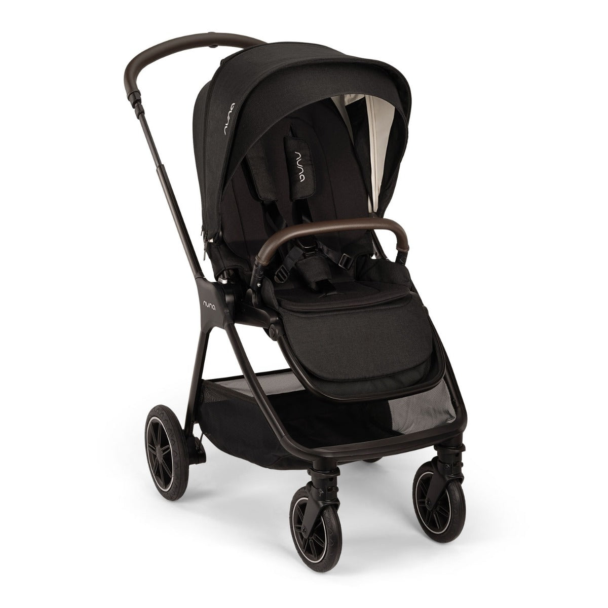Nuna TRIV Next Stroller + CARI + BASE Next - Caviar 12