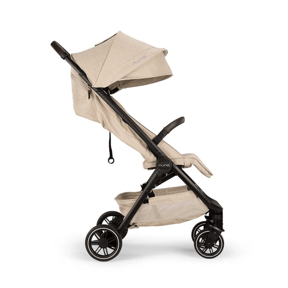 Nuna TRVL Compact Stroller with Raincover & Travel Bag - Biscotti 12