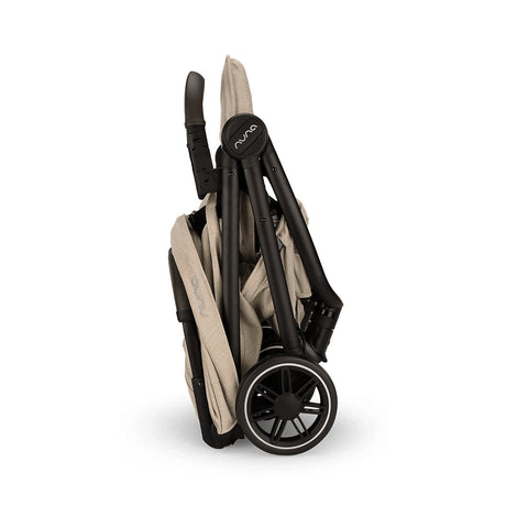 Nuna TRVL Compact Stroller with Raincover & Travel Bag - Biscotti 13