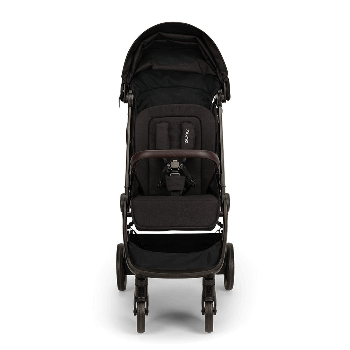 Nuna TRVL LX Compact Stroller with Raincover & Travel Bag - Caviar 20