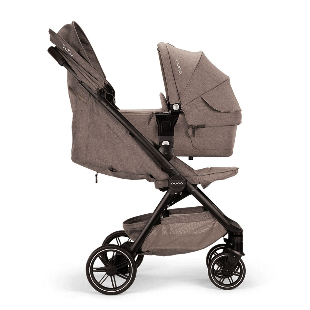 Nuna TRVL LX Compact Stroller with Raincover & Travel Bag - Cedar 9