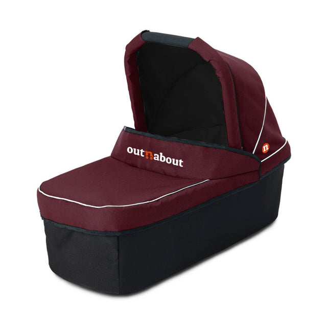 Out n About Nipper V5 Double Carrycot - Brambleberry Red 1