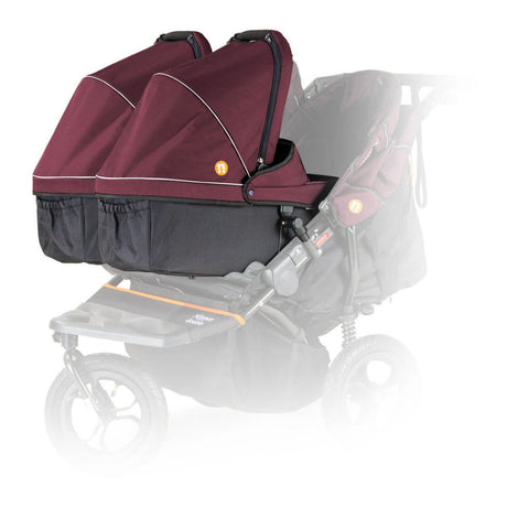 Out n About Nipper V5 Double Carrycot - Brambleberry Red 3
