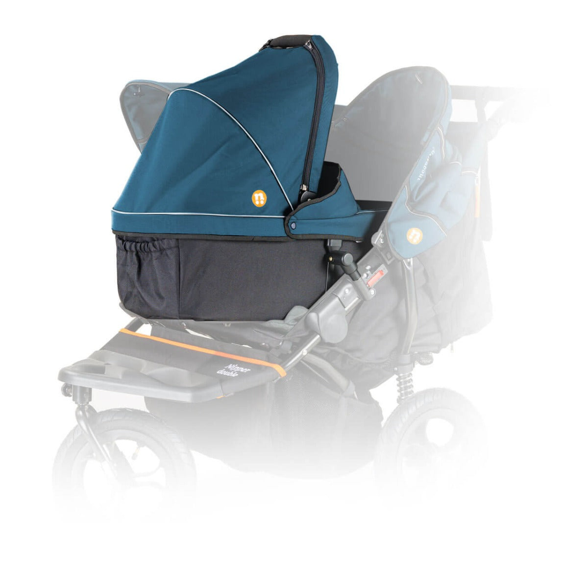 Out n About Nipper V5 Double Carrycot - Highland Blue 2
