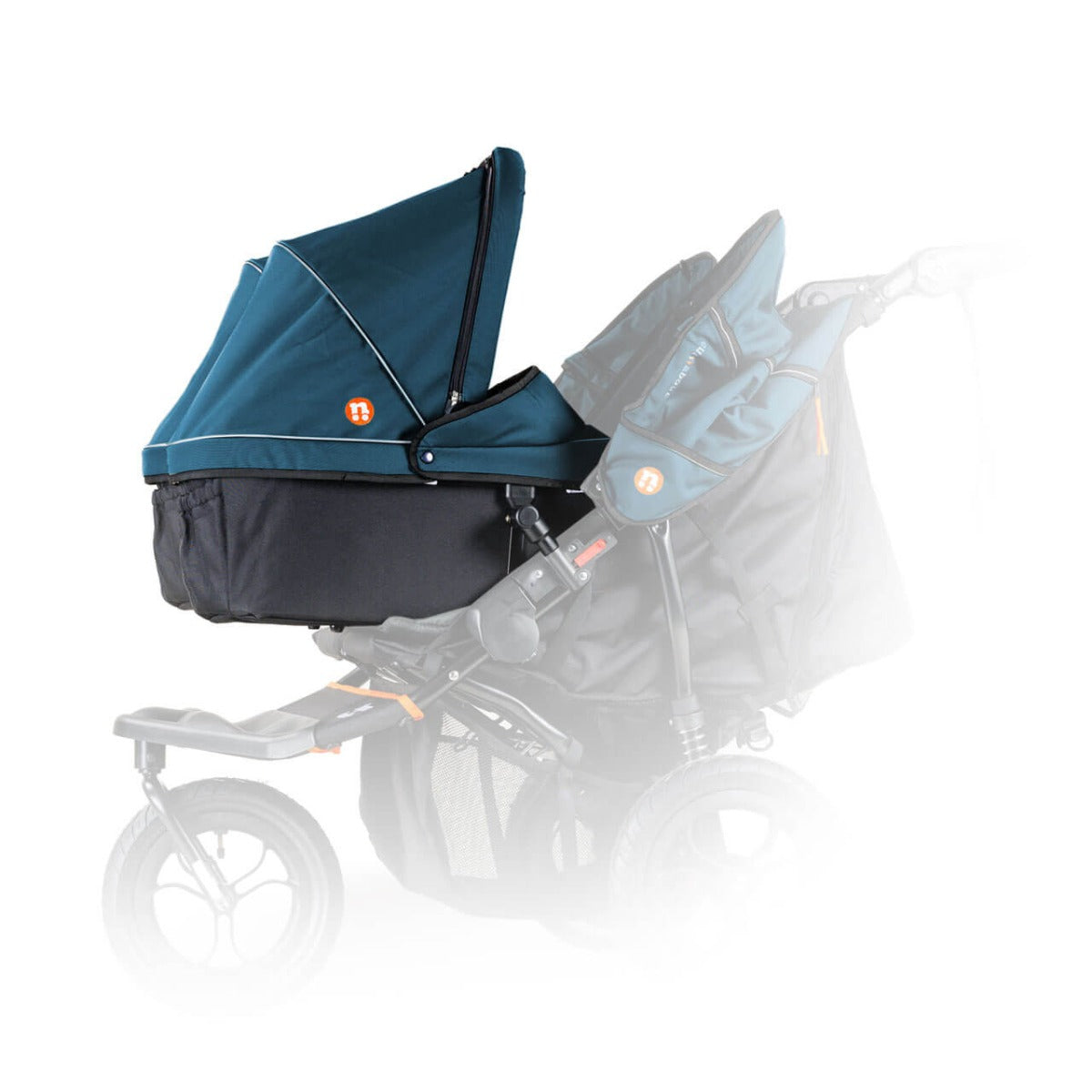 Out n About Nipper V5 Double Carrycot - Highland Blue 4