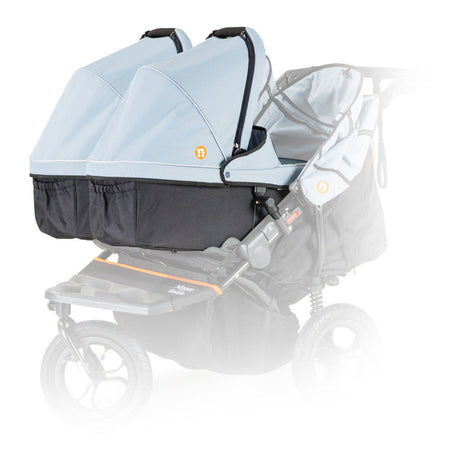 Out n About Nipper V5 Double Carrycot - Rocksalt Grey 3