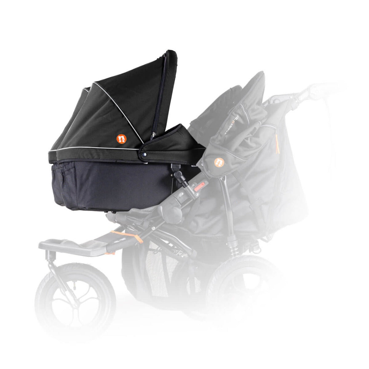 Out n About Nipper V5 Double Carrycot - Summit Black 4