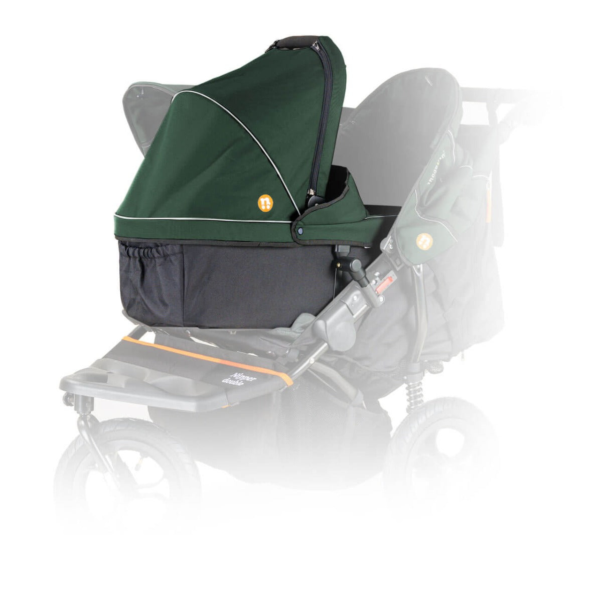 Out n About Nipper V5 Double Carrycot - Sycamore Green 2
