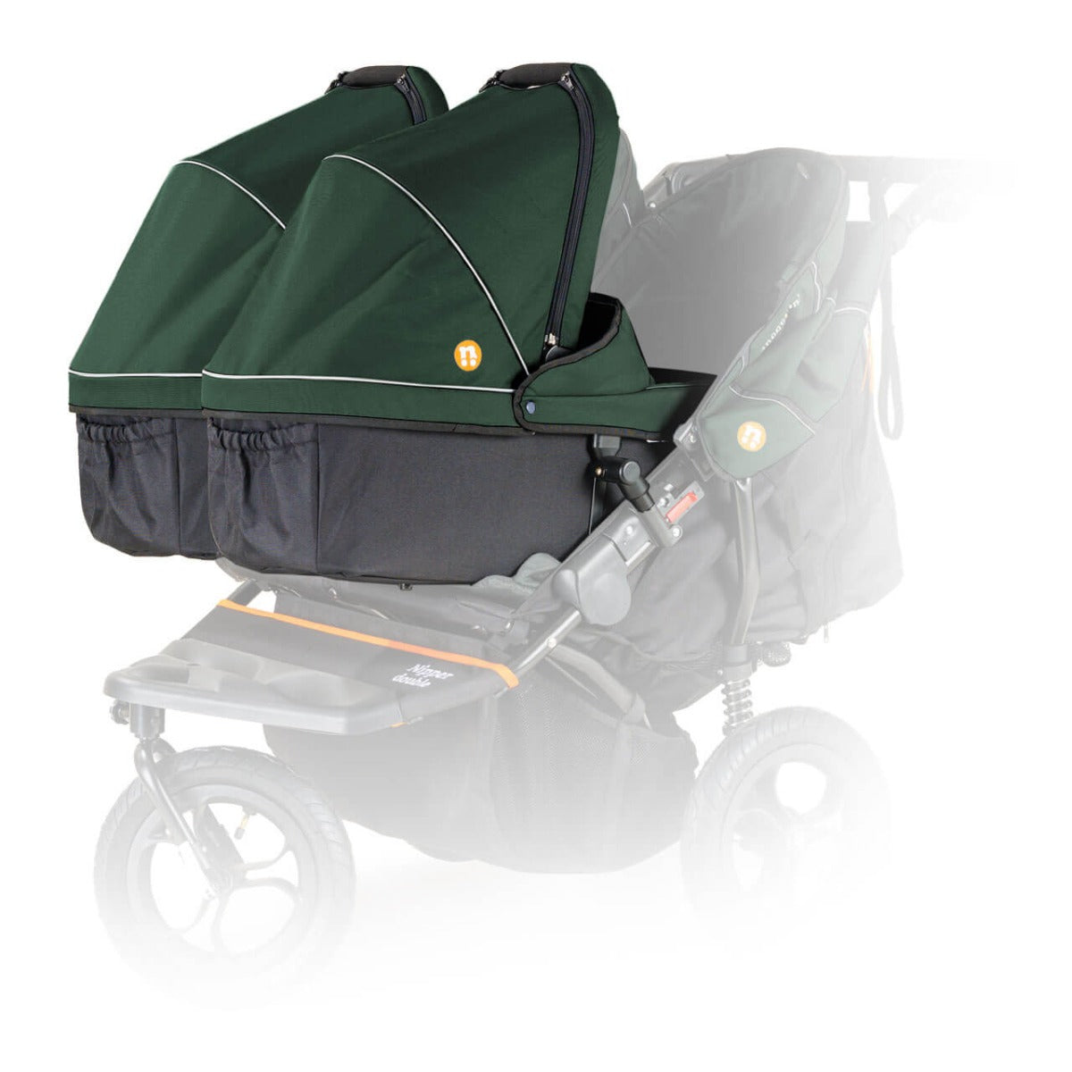 Out n About Nipper V5 Double Carrycot - Sycamore Green 3