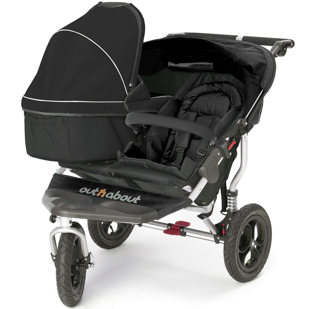 Out 'n' About Nipper Double Carrycot Adapter 1 2
