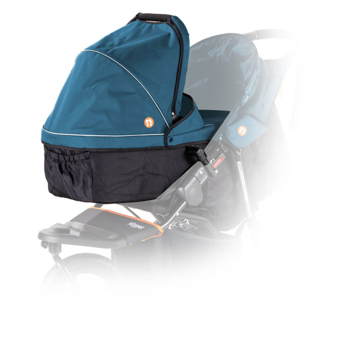 Out n About Nipper V5 Single Carrycot - Highland Blue 2