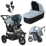 Out n About Nipper V6 Single Cybex Cloud T Newborn Bundle - Rocksalt Grey 6