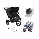 Out n About Nipper V6 Double Newborn & Toddler Bundle - Summit Black 1