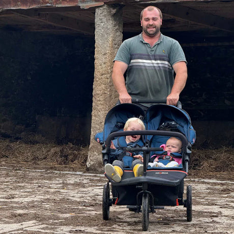 Out n About Nipper V6 Double Pushchair - Rocksalt Grey 12