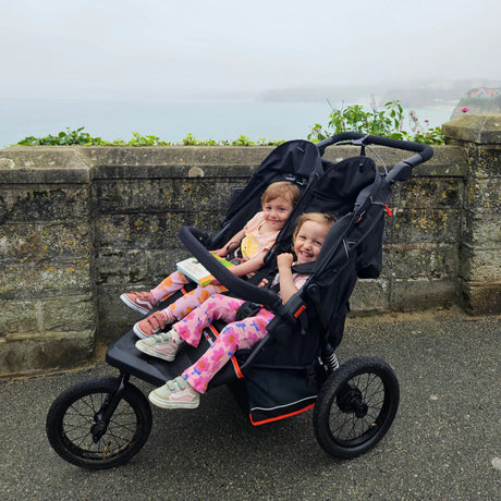 Out n About Nipper V6 Plus Double Pushchair - Rocksalt Grey 10