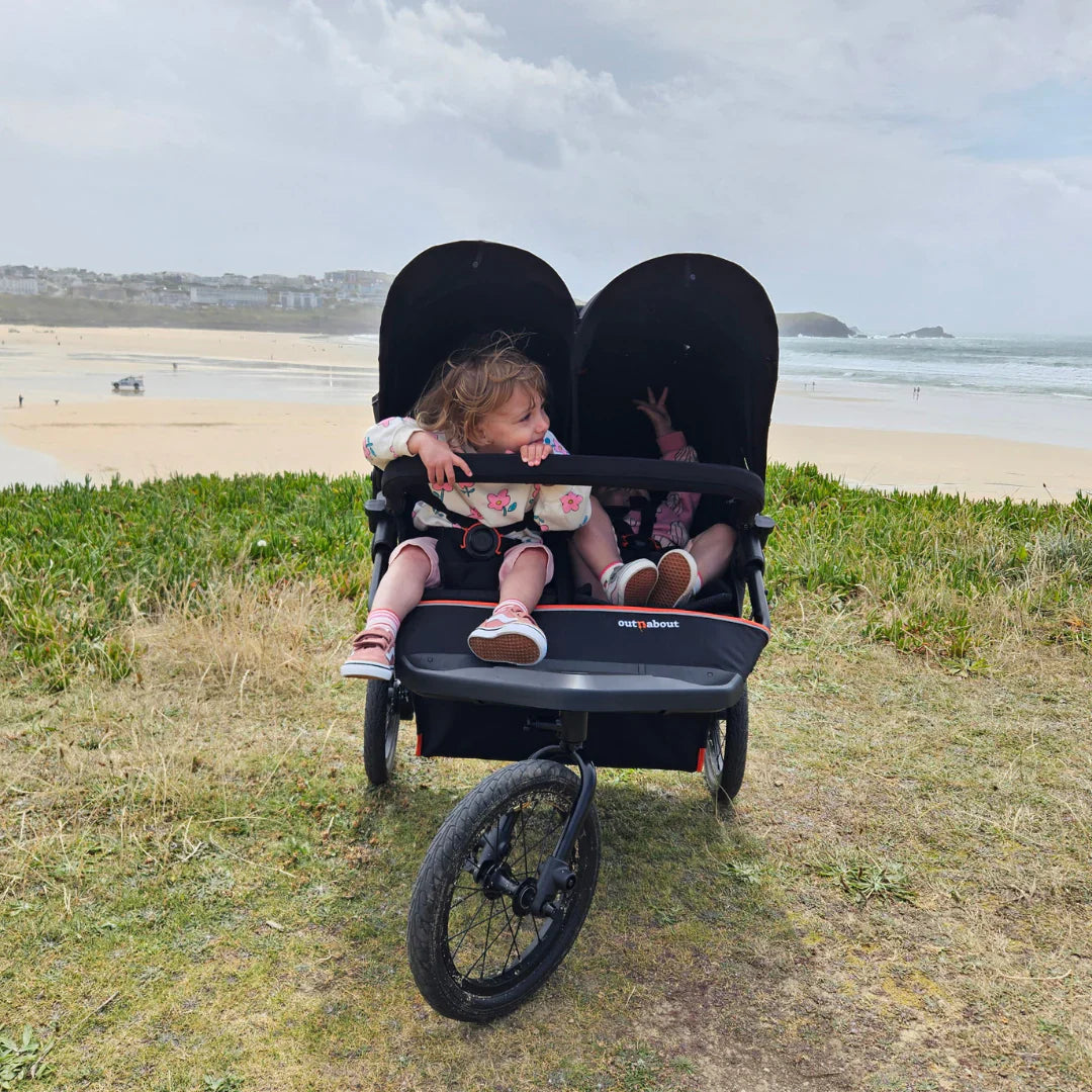 Out n About Nipper V6 Plus Double Pushchair - Sycamore Green 11