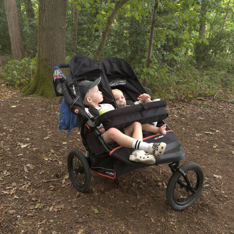 Out n About Nipper V6 Plus Double Pushchair - Brambleberry Red 3