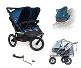 Out n About Nipper V6 Plus Double Newborn & Toddler Bundle - Highland Blue 1
