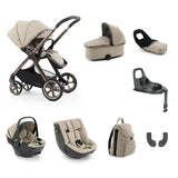 BabyStyle Oyster 4 Luxury Baby & Toddler 360 Car Seat Bundle - Buttermilk