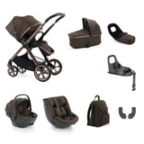 BabyStyle Oyster 4 Luxury Baby & Toddler 360 Car Seat Bundle - Chocolate Velvet