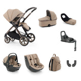 BabyStyle Oyster 4 Luxury Baby & Toddler 360 Car Seat Bundle - Fawn