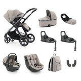 BabyStyle Oyster 4 Luxury Baby & Toddler 360 Car Seat Bundle - Stone