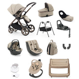BabyStyle Oyster 4 Luxury 360 Car Seat & Nursery Essentials Bundle - Buttermilk