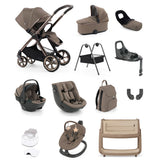 BabyStyle Oyster 4 Luxury 360 Car Seat & Nursery Essentials Bundle - Mink