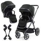 BabyStyle Oyster 4 Tandem Stroller - Black Olive