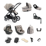 BabyStyle Oyster 4 Ultimate Baby & Toddler 360 Car Seat Bundle - Stone