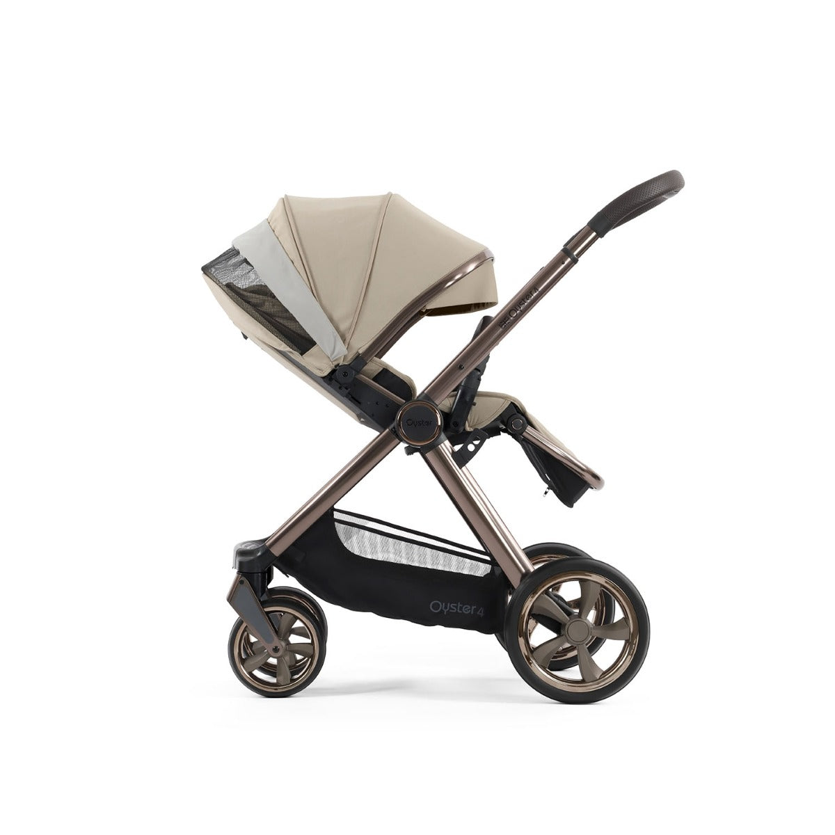 BabyStyle Oyster 4 Luxury Baby & Toddler 360 Car Seat Bundle - Buttermilk