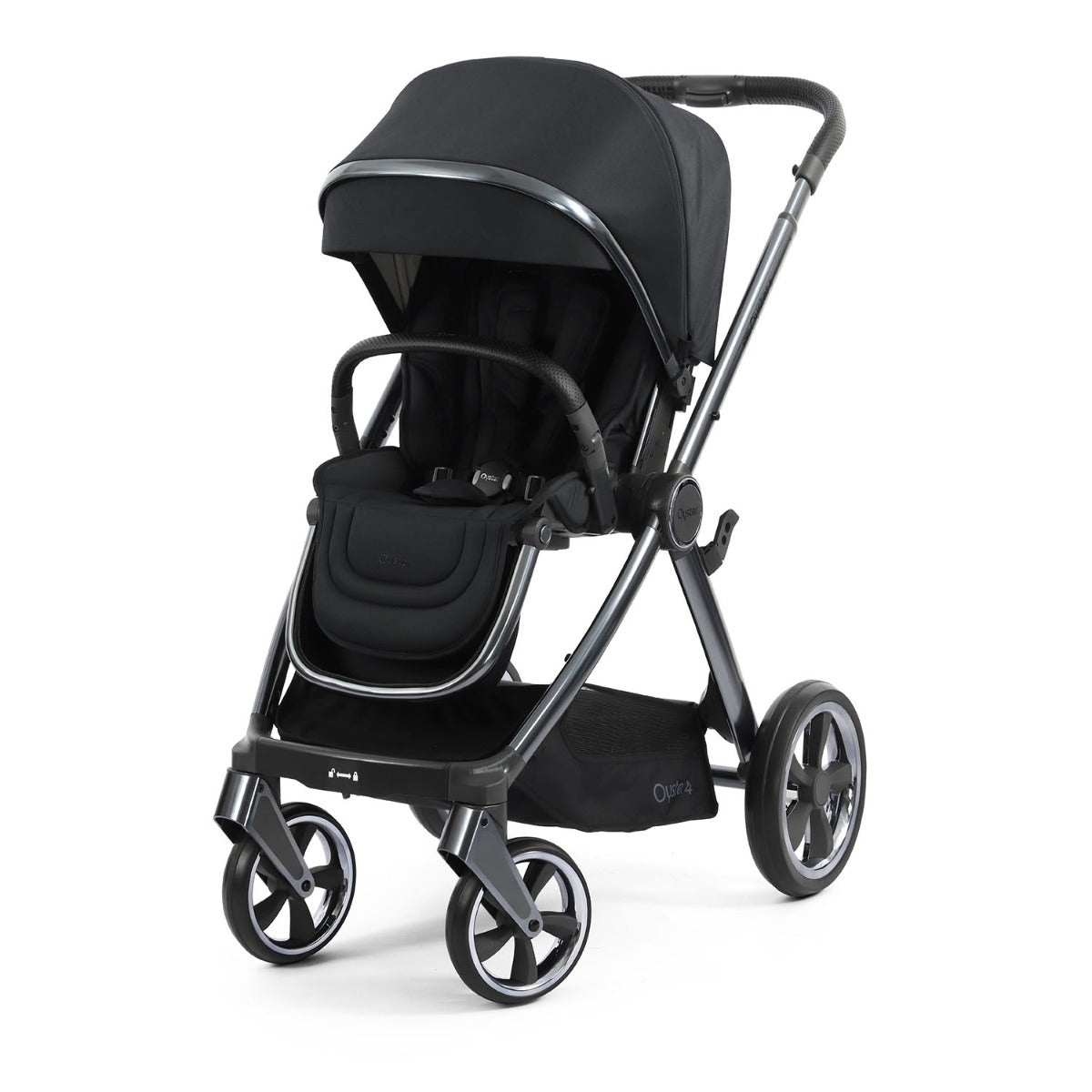 BabyStyle Oyster 4 Essential Baby & Toddler 360 Car Seat Bundle - Carbonite