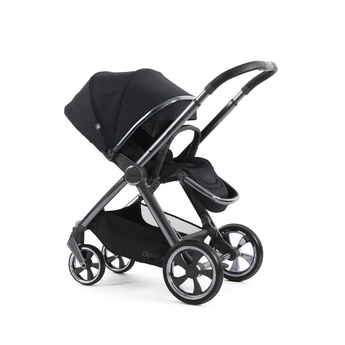 BabyStyle Oyster 4 Essential Baby & Toddler 360 Car Seat Bundle - Carbonite