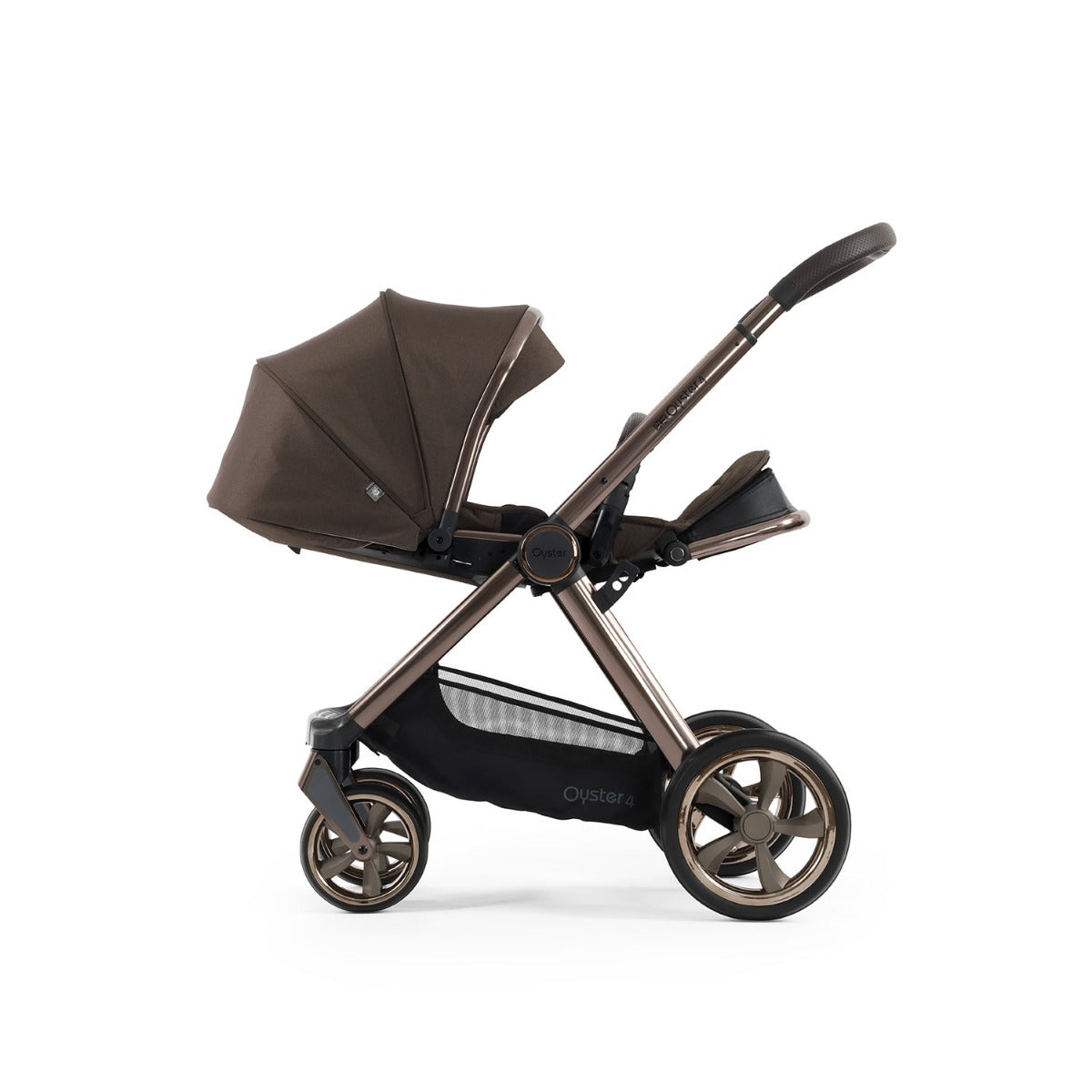 BabyStyle Oyster 4 Tandem Stroller - Chocolate Velvet