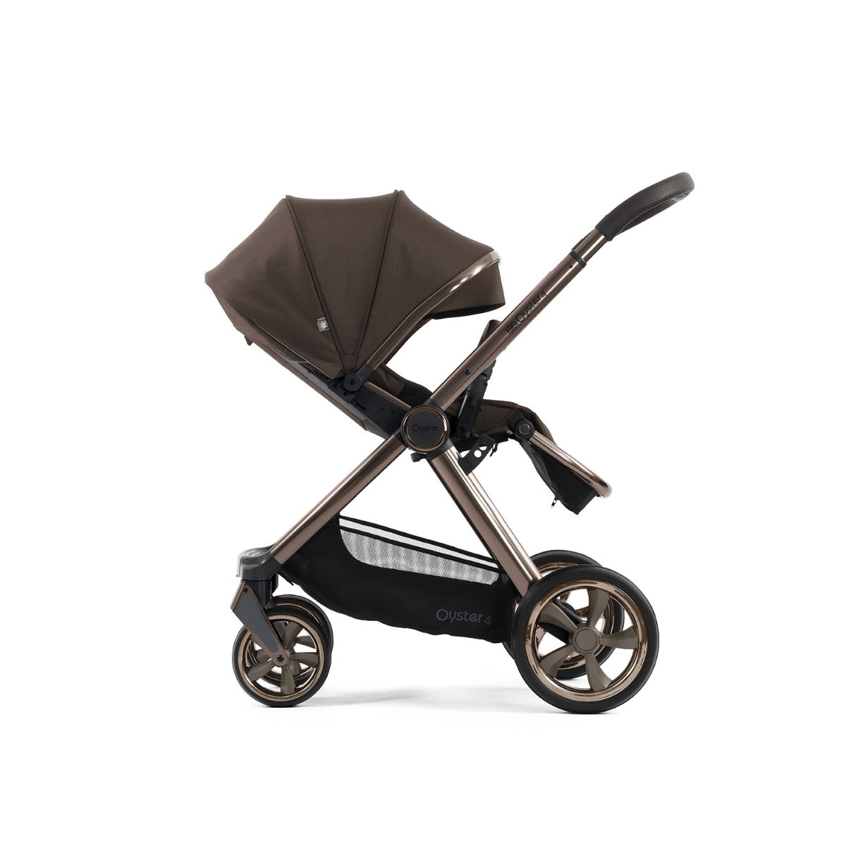 BabyStyle Oyster 4 Essential Baby & Toddler 360 Car Seat Bundle - Chocolate Velvet