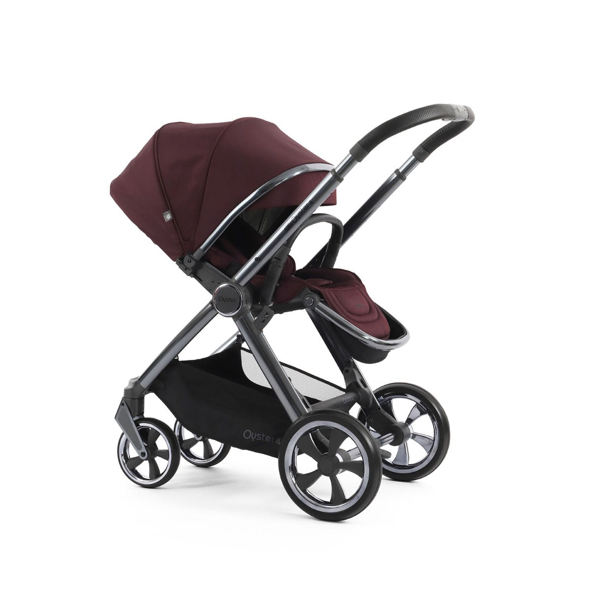 BabyStyle Oyster 4 Tandem Stroller - Mulberry