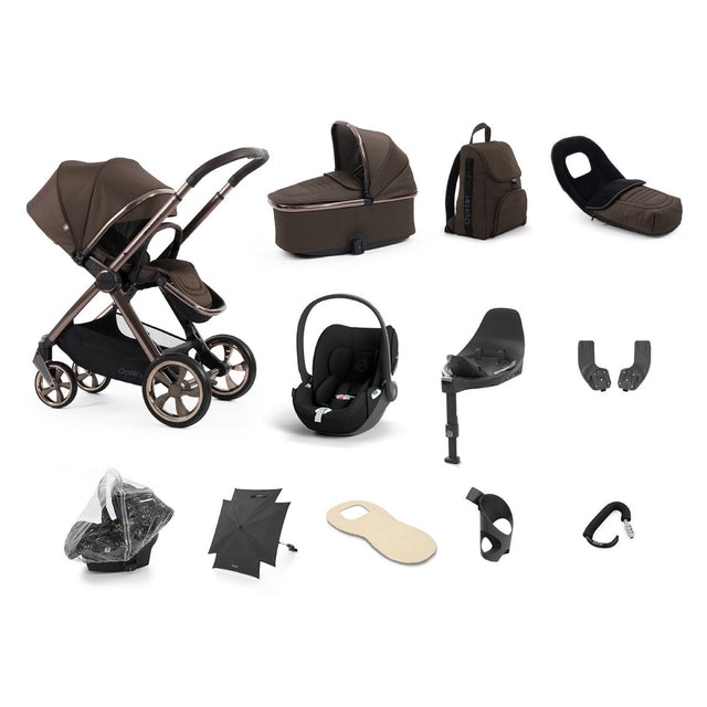 BabyStyle Oyster 4 Ultimate 12 Piece Cybex Cloud T Bundle - Chocolate Velvet 1