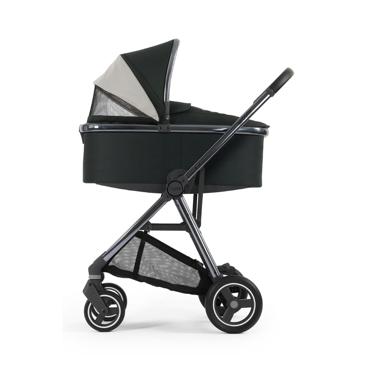 BabyStyle Oyster Gravity+ 4 Piece Maxi-Cosi Cabriofix iSize Bundle - Black Olive 28