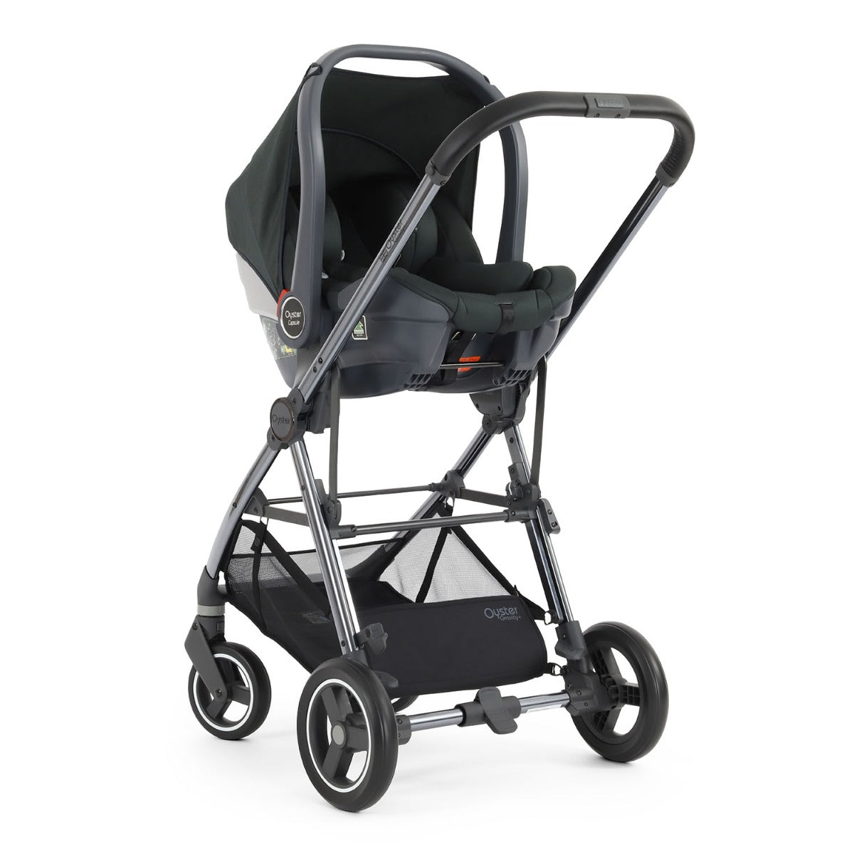 BabyStyle Oyster Gravity+ 4 Piece Maxi-Cosi Cabriofix iSize Bundle - Black Olive 33