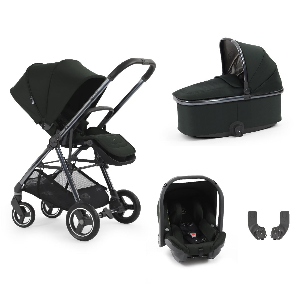BabyStyle Oyster Gravity+ 4 Piece Capsule Bundle - Black Olive 1