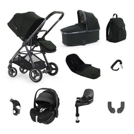 BabyStyle Oyster Gravity+ 9 Piece Maxi-Cosi Pebble 360 Pro2 Bundle - Black Olive 1