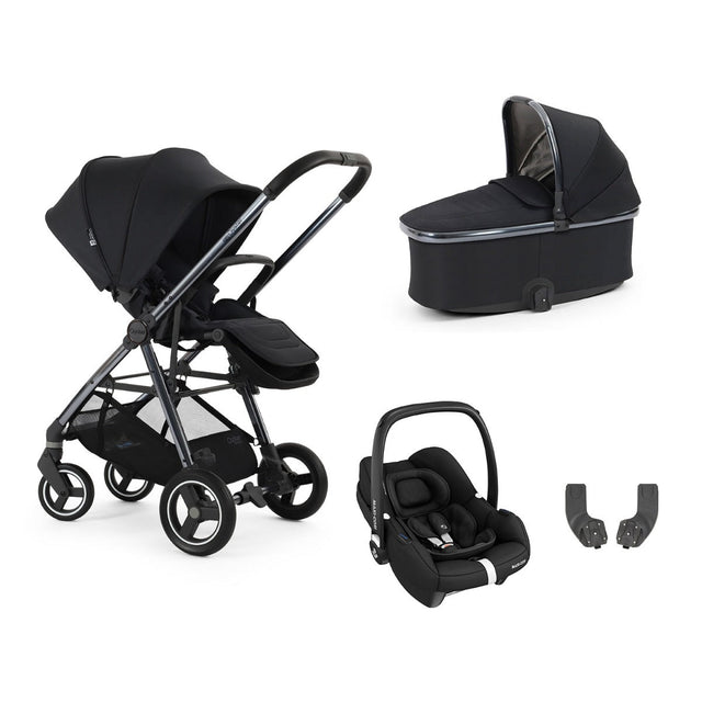 BabyStyle Oyster Gravity+ 4 Piece Maxi-Cosi Cabriofix iSize Bundle - Carbonite 1