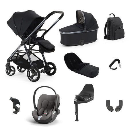 BabyStyle Oyster Gravity+ 9 Piece Cybex Cloud T Bundle - Carbonite 12