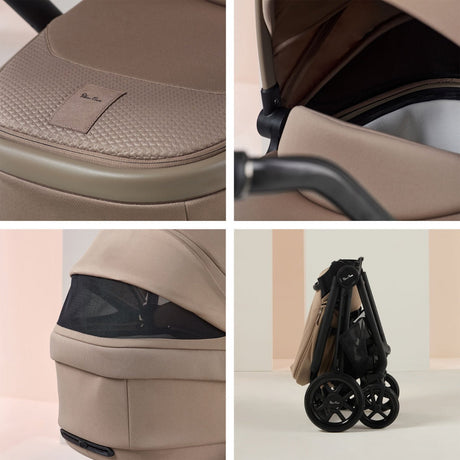 Silver Cross Reef 2 with First Bed Folding Carrycot and Accessory Bundle - Mocha 5