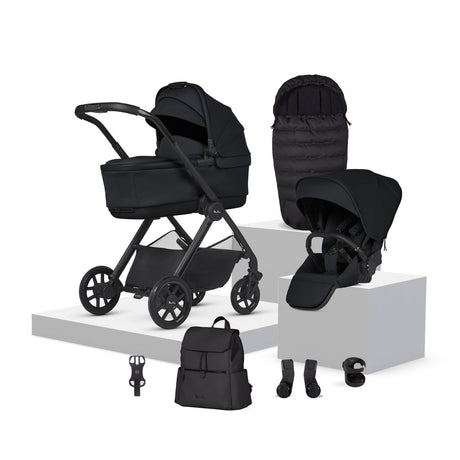 Silver Cross Reef 2 with First Bed Folding Carrycot and Accessory Bundle - Space 1