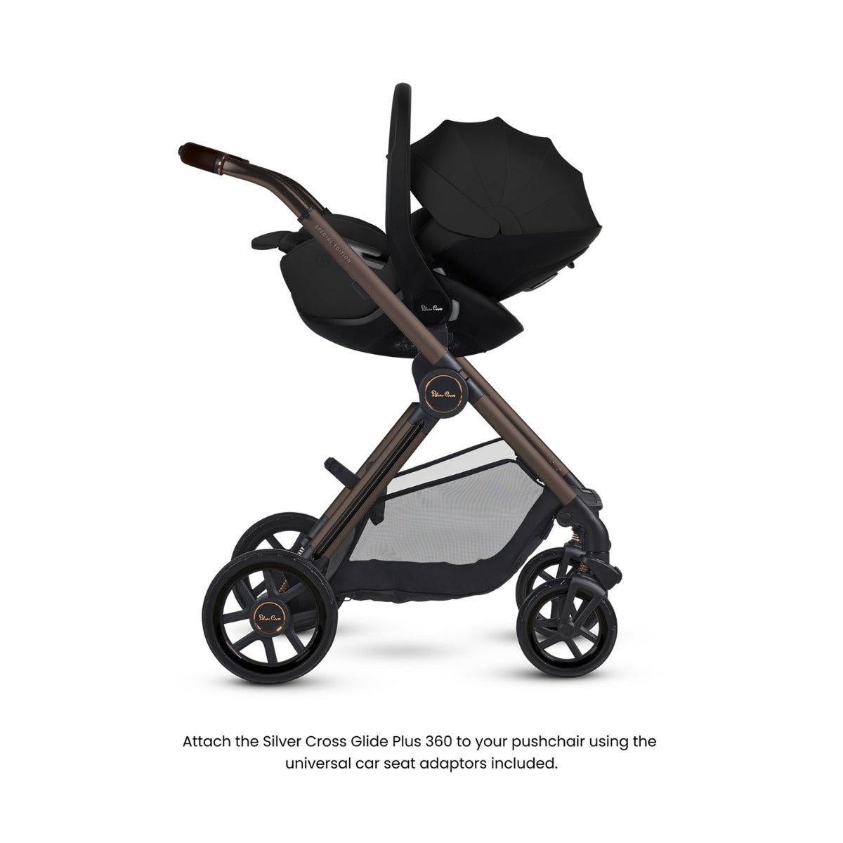 Silver Cross Reef 2 Special Edition Ultimate 360 Family Car Seat Bundle - Ganache 7