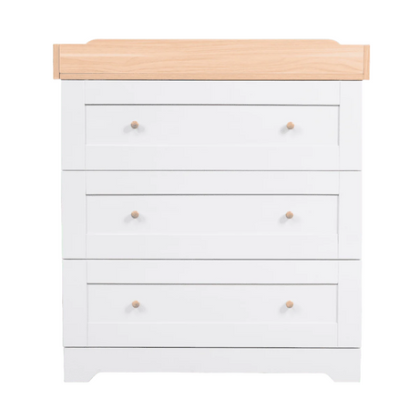 Tutti Bambini Rio Chest Changer - Honey Oak & Dove Grey