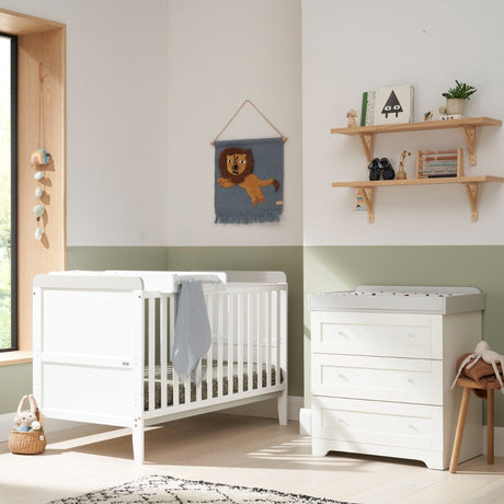 Tutti Bambini Rio 2pc Room Set - White/Dove Grey 1