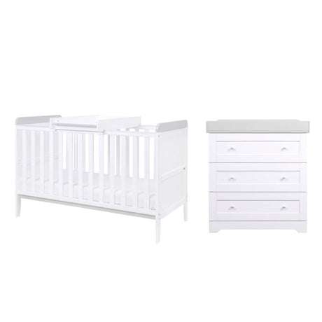 Tutti Bambini Rio 2pc Room Set - White/Dove Grey 4